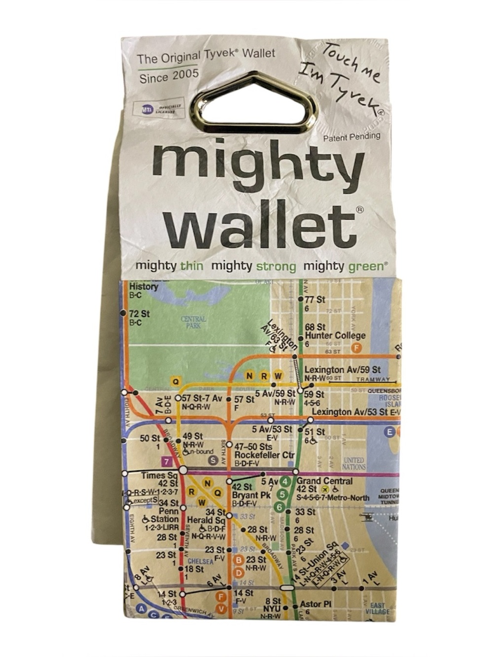 Mighty Wallet Map Print Men’s Wallet – nyc subway map